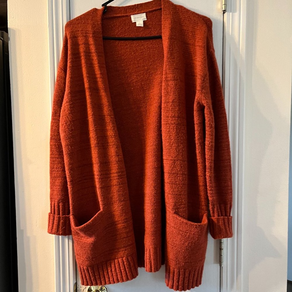 Rust Caslon Cardigan